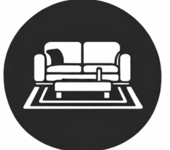 Silk rug for living room