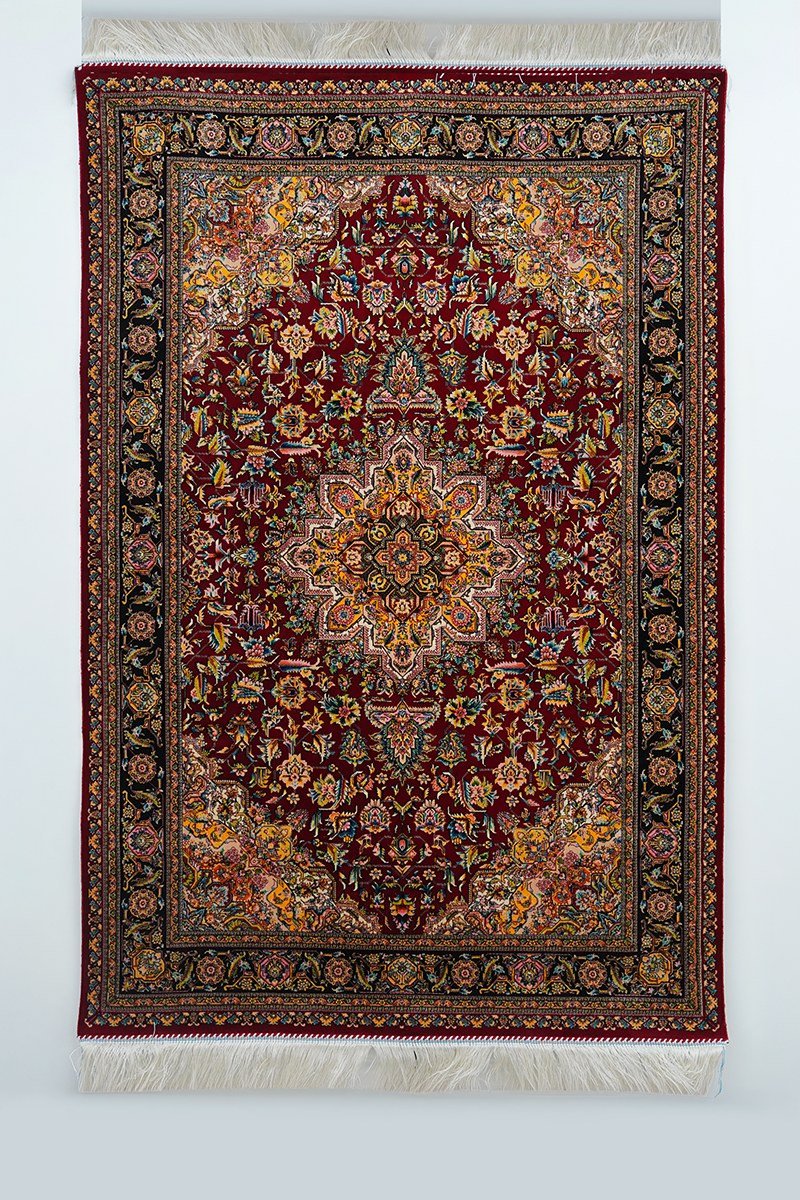 Royal Garden Medallion Silk Rug