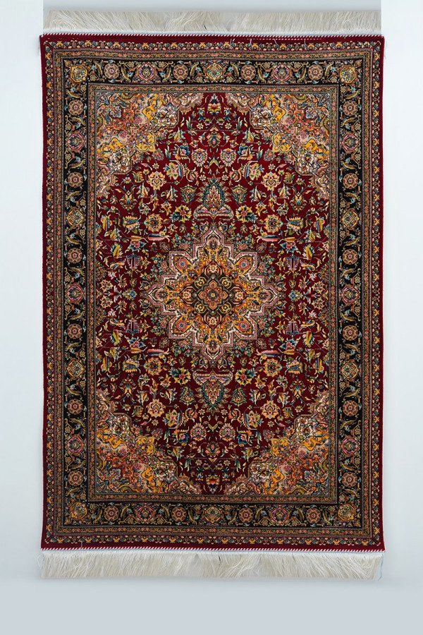 Royal Garden Medallion Silk Rug