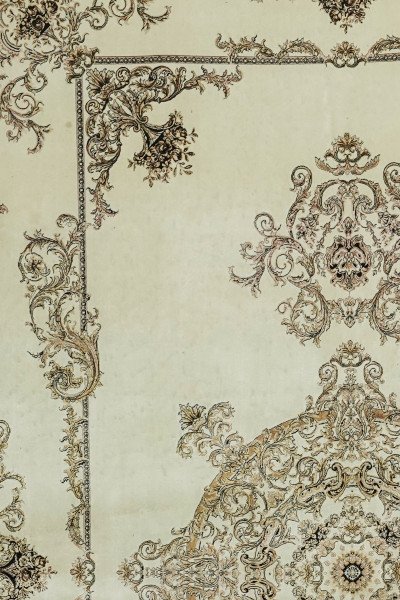 Royal Ivory Palace Silk Rug — 2