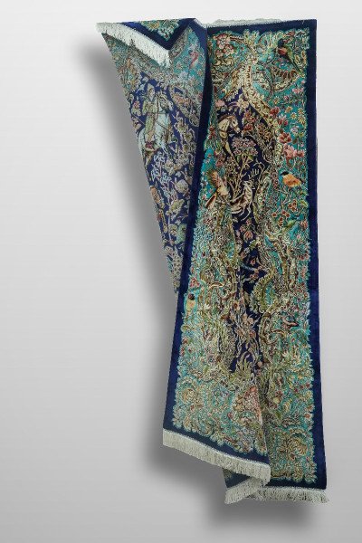 Enchanted Phoenix Garden Silk Rug — 5