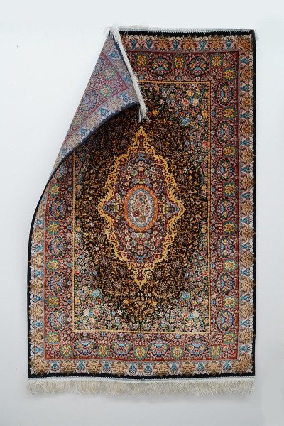 Midnight Floral Medallion Rug — 2