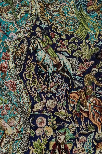 Enchanted Phoenix Garden Silk Rug — 2