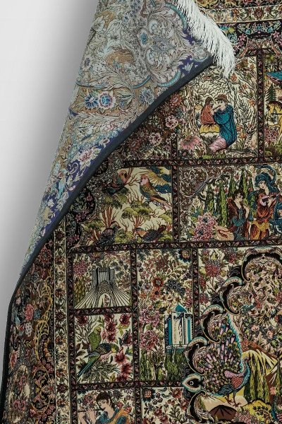 Royal Persian Tales Silk Rug — 3