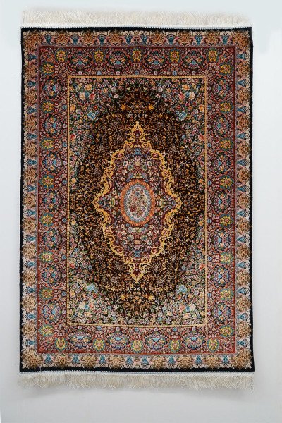 Midnight Floral Medallion Rug — 1