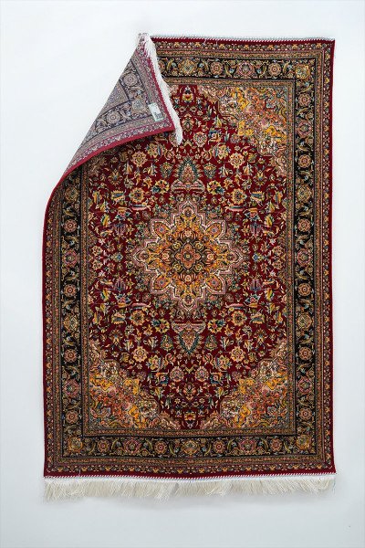 Royal Garden Medallion Silk Rug — 2