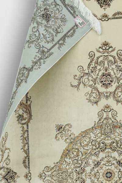 Royal Ivory Palace Silk Rug — 3