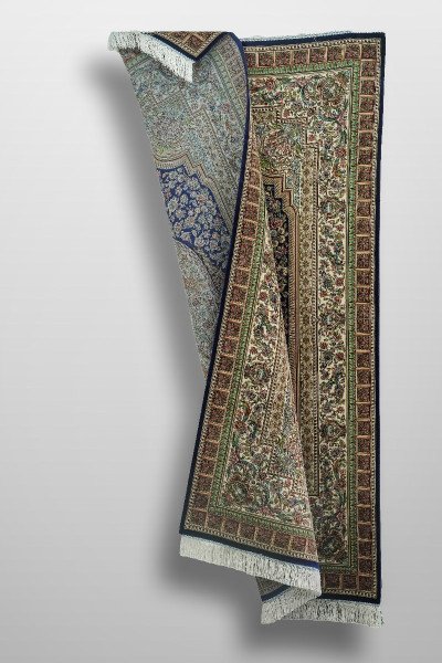Ivory Heritage Medallion Silk Rug — 4
