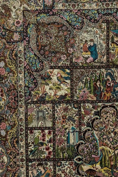 Royal Persian Tales Silk Rug — 2