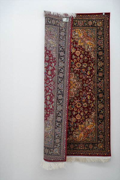 Royal Garden Medallion Silk Rug — 3